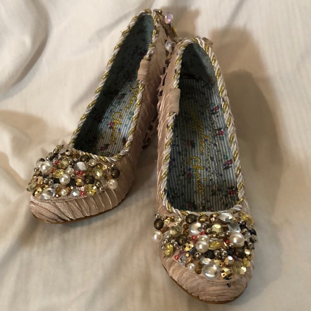 Irregular Choice Cream Spice Swirl Pump